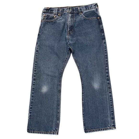 Levi’s 517 Red Tab Bootcut Jeans 34x29 Medium Wash - Picture 1 of 8
